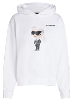 karl lagerfeld sudadera mujer ikon aquarelle k hoodie - a1w20083 100