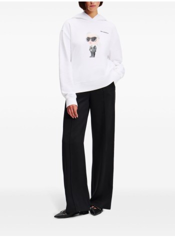 karl lagerfeld sweater womanikon aquarelle k hoodie - a1w20083 100 2