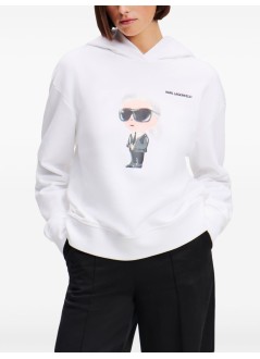 karl lagerfeld sudadera mujer ikon aquarelle k hoodie - a1w20083 100