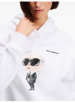 karl lagerfeld sudadera mujer ikon aquarelle k hoodie - a1w20083 100