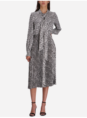 karl lagerfeld dress womanpleated shirt dress - a1w13020 1qz 2