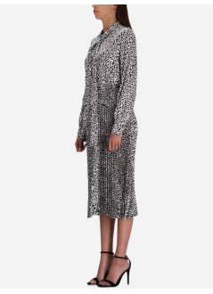 karl lagerfeld dress womanpleated shirt dress - a1w13020 1qz
