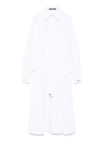 karl lagerfeld vestido mujer karl shirt dress - a1w13018 100