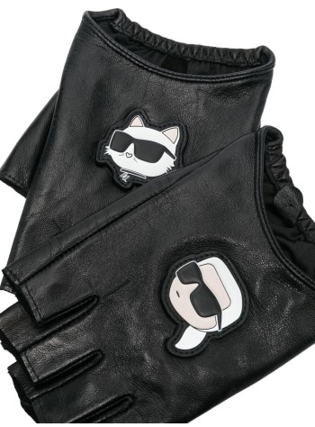 karl lagerfeld guantes mujer k/ikonik 2.0 fingerless glove - 230w3601 999 2