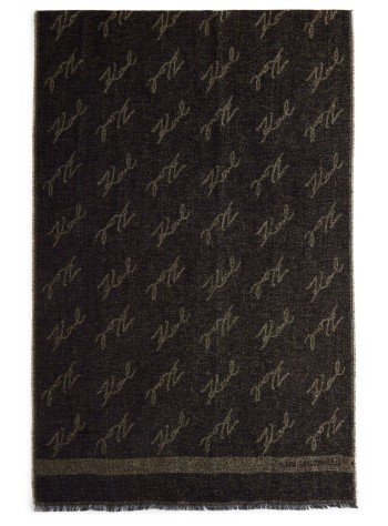 karl lagerfeld neckwear mujer k signature jkrd woven  scarf - a1w33081 992 2