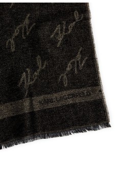 karl lagerfeld neckwear womank signature jkrd woven  scarf - a1w33081 992