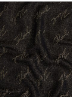 karl lagerfeld neckwear womank signature jkrd woven  scarf - a1w33081 992