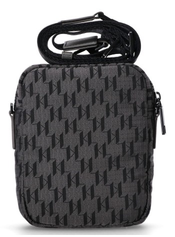 karl lagerfeld crossbody mank/monogram ripstop crossbody - a1m30412 996 2