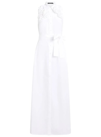 karl lagerfeld vestido mujer flower shirt dress - a2w13004 100