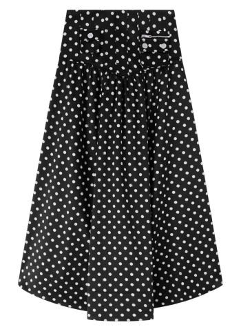 ganni skirt womanprinted double satin corset skirt - a1090065 099
