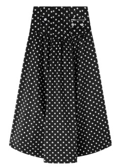 ganni falda mujer printed double satin corset skirt - a1090065 099