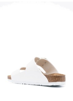 birkenstock flat shoe womanarizona bb bf patent - 1019818 white