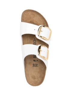 birkenstock flat shoe womanarizona bb bf patent - 1019818 white
