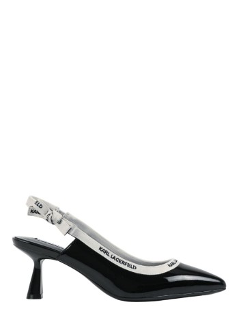 karl lagerfeld pump womanpanache ribbon sling - kl30809 1bp