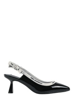 karl lagerfeld pump womanpanache ribbon sling - kl30809 1bp