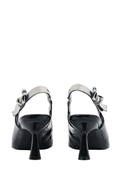 karl lagerfeld pump womanpanache ribbon sling - kl30809 1bp