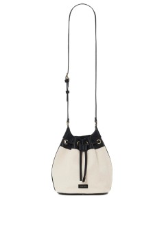 anine bing crossbody womanmini alana bucket bag - a1311088nat1 beige