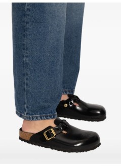 birkenstock clog womanboston braided - 1030592 black