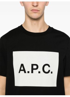 a.p.c. camiseta hombre t-shirt manches courtes vignette apc - cohboh26530 lzz