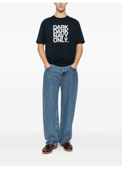 a.p.c. camiseta hombre t-shirt manches courtes dark navy on - cogykm26461 iak