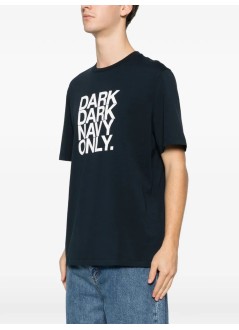 a.p.c. camiseta hombre t-shirt manches courtes dark navy on - cogykm26461 iak