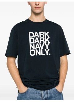a.p.c. camiseta hombre t-shirt manches courtes dark navy on - cogykm26461 iak