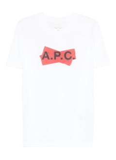 a.p.c. t-shirt mant-shirt manches courtes scotch rouge - cohbmm26457 aab
