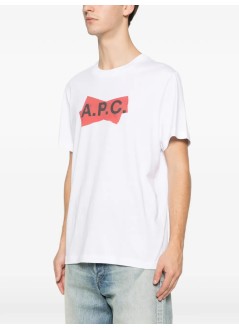 a.p.c. t-shirt mant-shirt manches courtes scotch rouge - cohbmm26457 aab