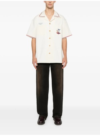 drôle de monsieur camiseria hombre chemise cocktail - jsh227co215ow off white 2