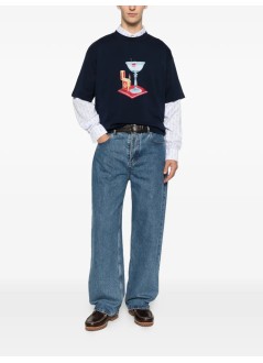 drôle de monsieur camiseta hombre t-shirt cocktail - jts291co002ny navy