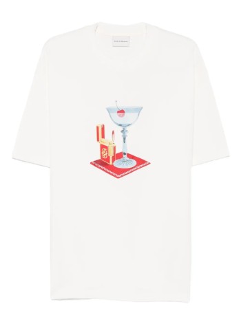 drôle de monsieur camiseta hombre t-shirt cocktail - jts291co002ow off white