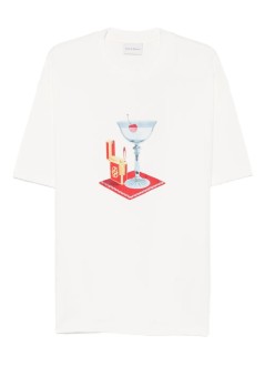 drôle de monsieur camiseta hombre t-shirt cocktail - jts291co002ow off white