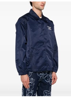 drôle de monsieur outerwear hombre la veste slogan - permjt183pa014ny navy
