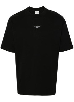 drôle de monsieur t-shirt manle t-shirt slogan classique - permts202co002bl black