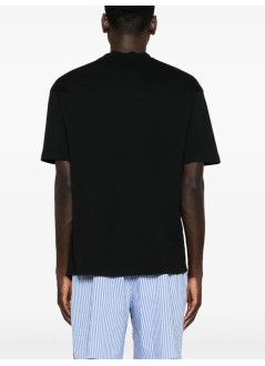 drôle de monsieur t-shirt manle t-shirt slogan classique - permts202co002bl black