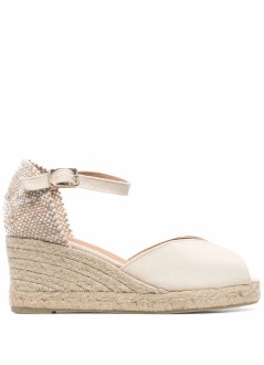 castañer sandal womanbianca/6 - 022232 203