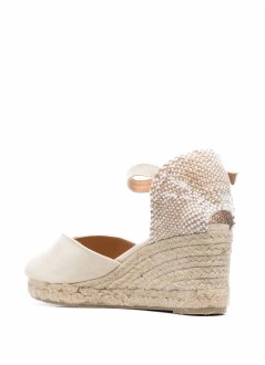 castañer sandal womanbianca/6 - 022232 203