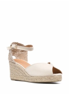 castañer sandal womanbianca/6 - 022232 203