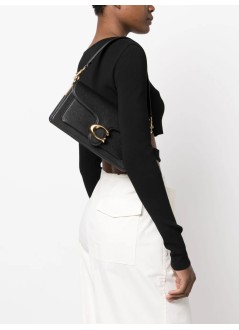 coach crossbody mujer polished pebble leather tabby shoulder bag 26 refresh - ch857 b4 black
