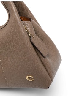 coach handbag mujer polished pebble leather lana shoulder bag 23 - cm545 b4 dark stone