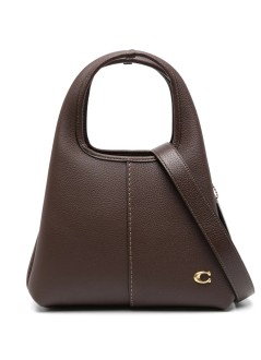 coach handbag womanpolished pebble leather lana shoulder bag 23 - cm545 b4 maple