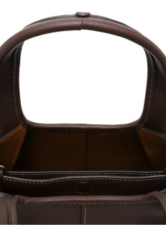 coach handbag womanpolished pebble leather lana shoulder bag 23 - cm545 b4 maple