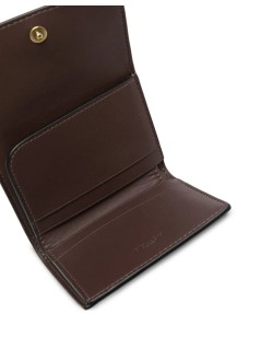 coach cartera mujer refined calf leather essential card holder wallet - cz111 b4 maple