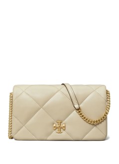 tory burch crossbody mujer kira diamond quilt chain wallet - 158624251 251