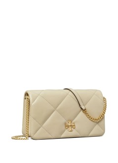 tory burch crossbody mujer kira diamond quilt chain wallet - 158624251 251