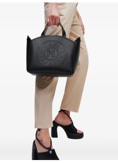 karl lagerfeld crossbody womank/circle sm tote perforated - a1w30058 999