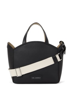 karl lagerfeld crossbody womank/circle sm tote perforated - a1w30058 999