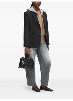 karl lagerfeld crossbody mujer ikon smooth sm tote - b1w30003 999