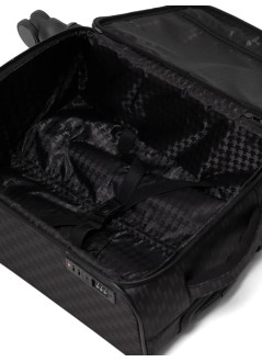 karl lagerfeld luggage womanikon monogram nylon trolley - b1w30253 2ls