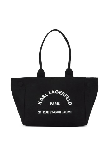 karl lagerfeld handbag womank/rsg convertible trapeze tote - b1w50010 999